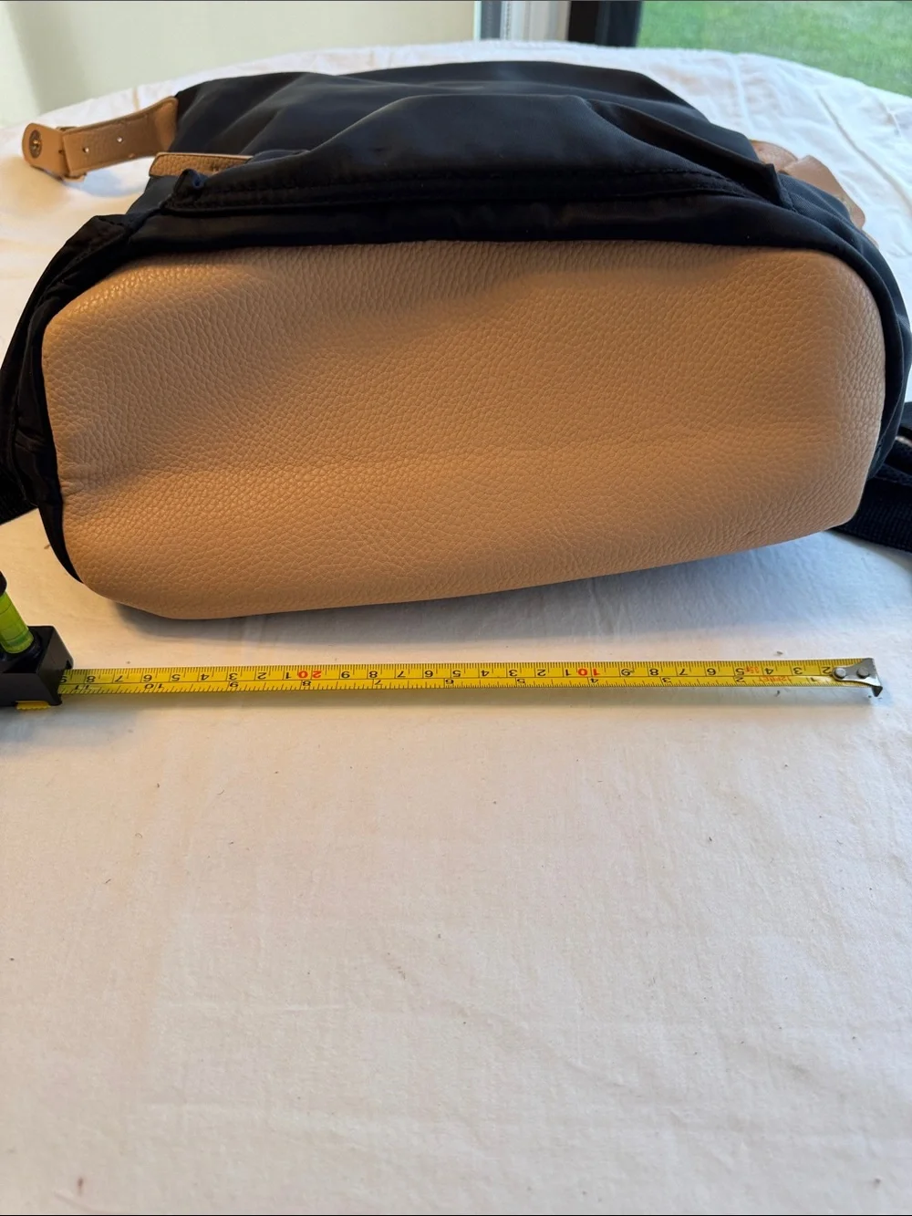 Tommy Bahama Black Backpack with Cream accents